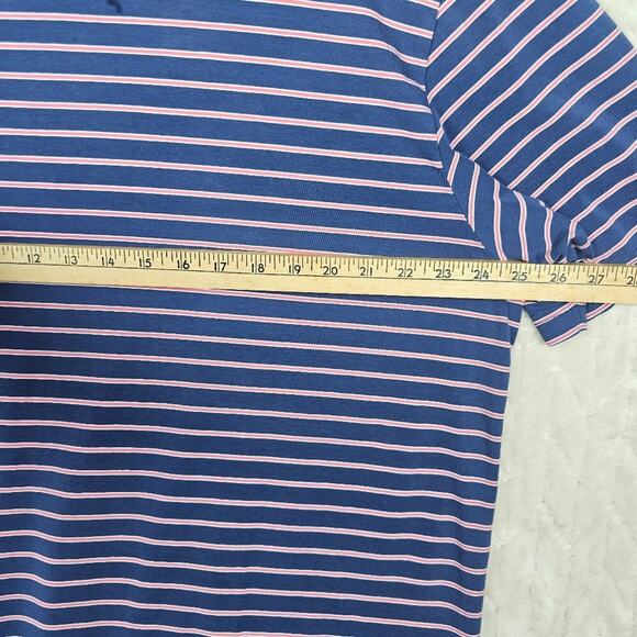 Peter Millar Seaside Wash Polo Mens XL Striped Outdoor Golf Preppy Classic AUB - Picture 6 of 7